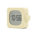thumbnail image 1 of Reloj despertador silencioso para mesita de noche, reloj despertador cuadrado Simple y luz nocturna para decoración de dormitorio, cumpleaños y Navidad, 1 of 5