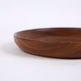 thumbnail image 2 of KALLORY 1Pack Circle Wood Plate Rustic Design Suitable for Christmas and Thanksgiving Events, 2 of 8