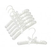 White Satin Padded Hangers - Infant Satin Padded Hangers (White)