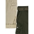 thumbnail image 5 of Boy's 2Pc Combo Belted Twill Cargo Shorts, Olive/Stone, 16, 5 of 9