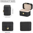 thumbnail image 3 of Dalrosia Small Jewelry Ring Box Mini Travel Jewelry Case Portable Ring Storage Case for Rings Earrings, Gifts for Women Girls, 3 of 6