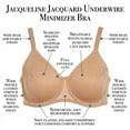 thumbnail image 6 of Jacqueline Seamless Jacquard Minimizer Bra, 6 of 7