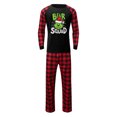 thumbnail image 1 of Pijamas Navideñas Conjunto de 2 piezas a juego Conjunto de pijamas de otoño casual Conjunto de ropa para el hogar Kuymtek Negro*Hombre T M para Unisex, 1 of 8