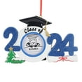 thumbnail image 2 of Maxora Customized Christmas Gift Ornament Graduate Photoframe Blue Free Customize, 2 of 9