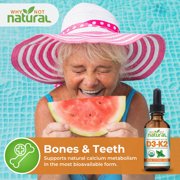 Why Not Natural D3K2 Liquid Drops, 5000 IU with Organic Coconut MCT Oil.