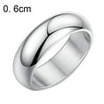 thumbnail image 2 of Naierhg Unisex Fashion Stainless Steel Engagement Couple Band Finger Rings Jewelry Gift, 2 of 8