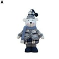 thumbnail image 3 of Mosey Christmas Plush Toy Festive Bear Adorable Plush Ornament for Holiday Decoration, 3 of 8