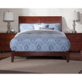 thumbnail image 5 of Homestock Eclectic Exclusivity King Platform Bed With Open Footboard And Turbo Charger In Walnut, 5 of 7