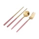 thumbnail image 5 of Utensilios de viaje Higoodz Juego de cubiertos Cuchara Tenedor Palillos Acero Inoxidable, 5 of 7