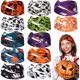 thumbnail image 1 of wonima44 JaGely 12 Pcs Halloween Headbands Bulk for Women, Wide Knotted Headband Turban, Skeleton Headbands, Elastic Non Slip Hair Accessories Ghost Pumpkin Halloween Hairband for Women, 1 of 1
