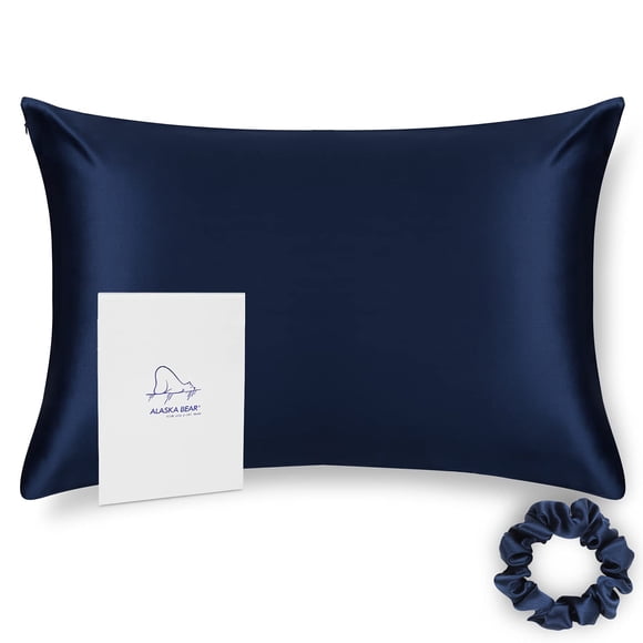 Funda de almohada ALASKA BEAR Silk Queen Size, 100% orgánica, color morera