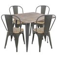 thumbnail image 1 of Oregon Industrial  Dining Set by LumiSource, 1 of 4