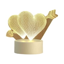 Hot Sale！Valentines Day Gifts for Anniversary Couple,Personalized Heart Acrylic LED Night Light,Valentines Day Gifts for Him Her Boyfriend Parents Women Men,Valentines Day Decor,Couples Gifts