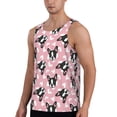 thumbnail image 2 of Pofeuu French Bulldog Print Men's Workout Tank Tops Sleeveless Muscle Gym Shirt Quick Dry-XX-Large, 2 of 7