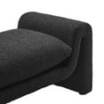 thumbnail image 5 of Modway Waverly Boucle Fabric Bench in Black, 5 of 8