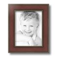 thumbnail image 2 of ArtToFrames 7" x 9" Honors Mahogany with Gold Picture Frame, 7x9 inch Brown Wood Poster Frame (WOM-5156),  Pack, 2 of 7