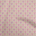 thumbnail image 1 of oneOone Viscose Chiffon Pink Fabric Asian Suzani Sewing Craft Projects Fabric Prints By Yard 42 Inch Wide, 1 of 5