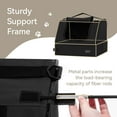 thumbnail image 3 of PETSFIT Portable Cat Litter Box,Covered Travel Litter Boxes for Cats,Machine Wash,Leak-Proof, Foldable ,Black, 3 of 9