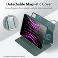 thumbnail image 5 of ESR Hybrid Case Compatible with iPad Pro 12.9 Inch (2022/2021), iPad Pro 12.9 Case with Pencil Holder, Detachable Magnetic Cover, Vertical Stand, Rebound 360 Series, Green, 5 of 8