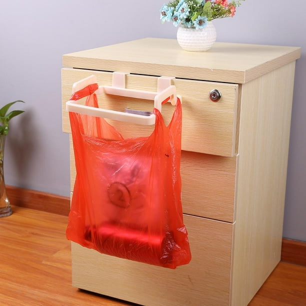 Soporte portátil para bolsas de basura Gabinetes de incógnito Estante de tela Rosa Sywqhk Libre de BPA