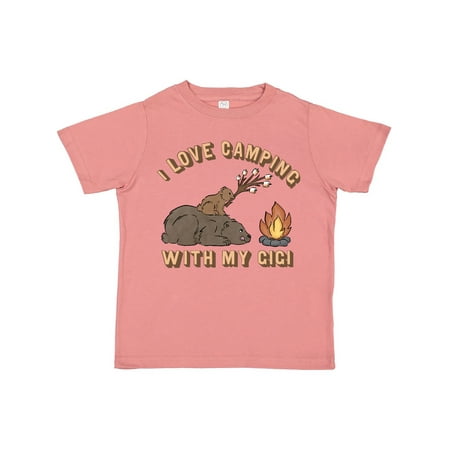 

Inktastic I Love Camping With My Gigi Gift Toddler Boy or Toddler Girl T-Shirt