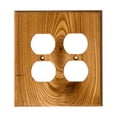 thumbnail image 3 of Switch Plate - Traditional - 2 Duplex - Natural Maple, 3 of 7