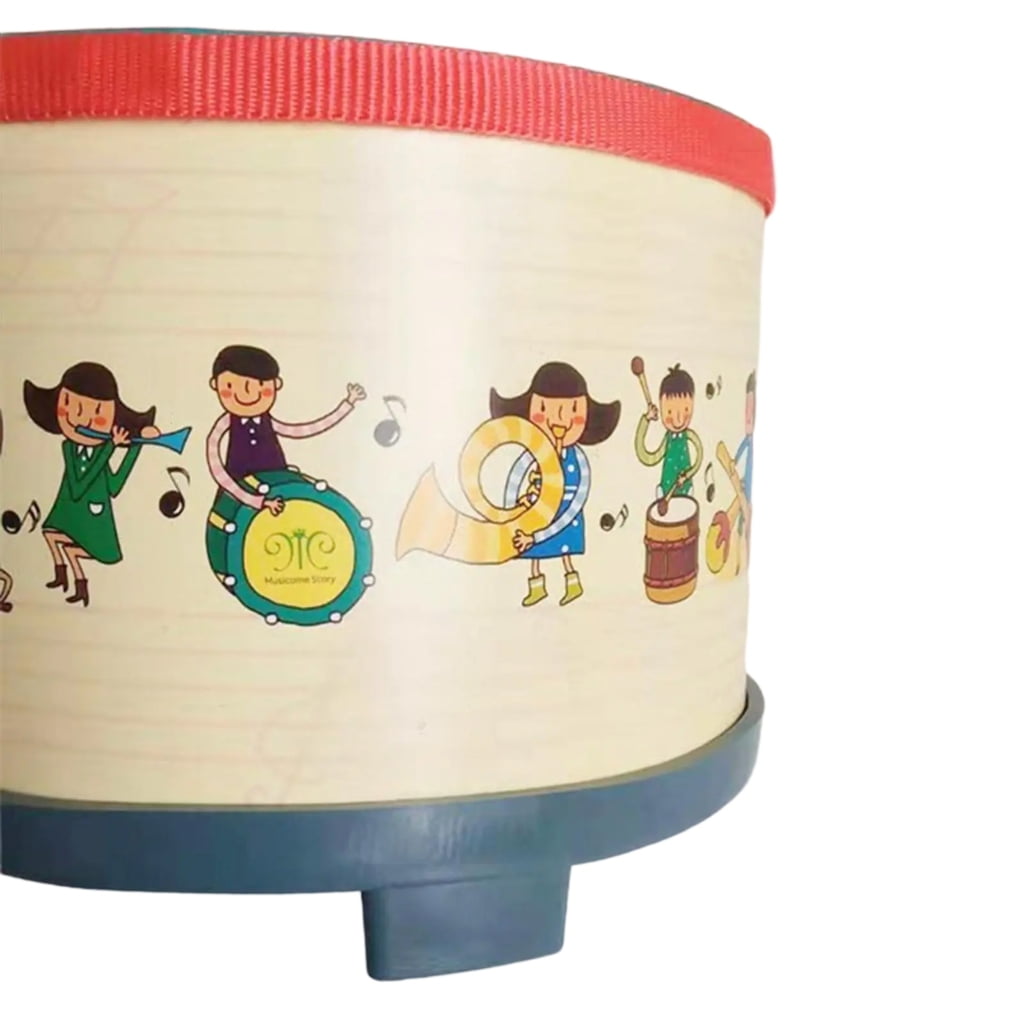 Kids Ground Floor Drum Hand Drum Tambourine Handheld Percussion Instrument