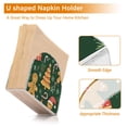 thumbnail image 5 of Yayeee Napkin Holder for Table Kitchen Paper Tissue Organization, Beige Christmas Gingerbread, 5 of 8