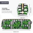 thumbnail image 3 of Balery Palm Greenery Estuche de Lápices de Cuero Impreso, Estuche para Suministros de Arte, Estuche de Lápices con Cremallera, Estuche de Almacenamiento de Papelería, 3 of 7