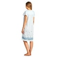 thumbnail image 3 of Casual Nights Women's Flowery Short Sleeve Nightgown, 3 of 5