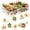 Coffee Color, Beige, Green, variant on 60 Pcs Cute Push Pins Decorative Push Pins Thumb Tacks Colorful Flower Pushpins, Flower Thumb Tack for Cork Board Wall Office Home