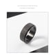 thumbnail image 5 of Sonducket Anillos para hombre, adorno de mano elegante, exquisito estilo Simple, Color sólido, anillo de acero de titanio para hombre, joyería para Ropa, zapatos y accesorios Miscelánea Negro 18 mm Sonducket AP012967-02, 5 of 6