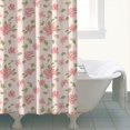 thumbnail image 4 of Pioneer Flower Floral Print Pattern Shower Curtain 72"x72", Bathroom Decorative Shower Curtain Set with 12 Hooks, Waterproof Washable, 4 of 6