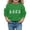 D110 Green, variant on Toddler Girls Halloween Sweatshirt Hallowmas Ghost Print Long Sleeve Crew Neck Pullover For Girls Loose Fit Soft Tops Green Size 3-4 Years