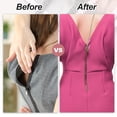 thumbnail image 3 of Uxcell Asistente de Cierre con Cremallera, Tirador de Cremallera Trasera de Metal para Vestidos, Fácil de Cerrar por Ti Mismo, Oro, 3 of 6