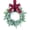 C, variant on ZTTD 1 Pcs 13inch Mini Lamb Ear Wreaths Artificial Spring Summer Greenery Wreath for Front Door Farmhouse Kitchen Cabinet Wreaths with Ribbon for Porch Wall Window Decor