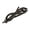 Black, variant on Bow Hair Clip Leather Hair Clip Snap Hair Clip Barrettes Fashion Headwear Hair Accessory for Women and Girls Plastic