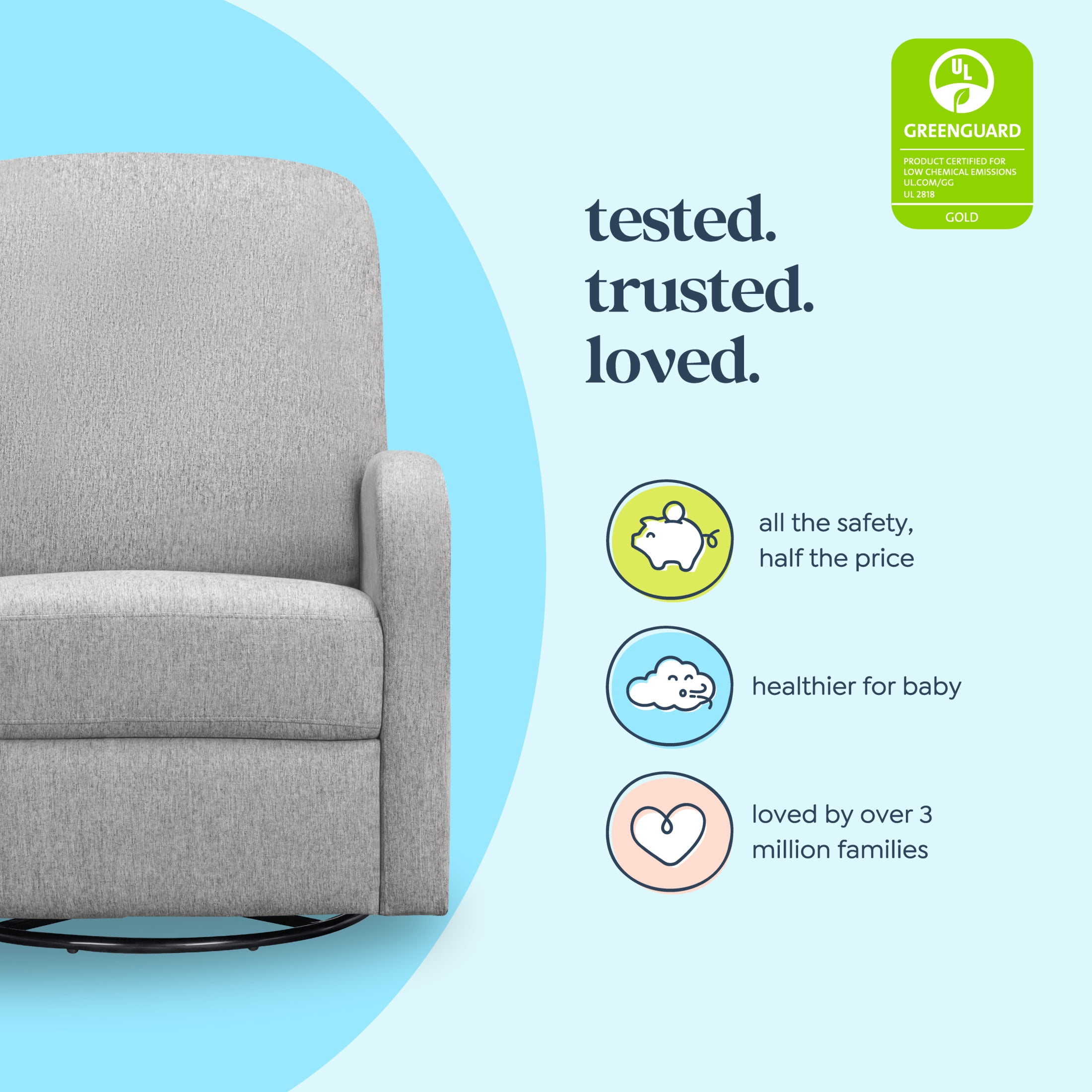 DaVinci Calder Swivel Recliner