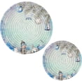 thumbnail image 7 of SKYSONIC Snowman Christmas Cute Pot Holders Trivets, 2 Pcs Heat Resistant Trivets,Winter Bauble Blue Cotton Thread Weave Mats for Hot Pads Pans Pot Bowl Teapot for Kitchen Decor, 7 of 7