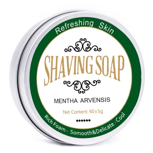 MesaSe Crème à Raser pour Hommes Savon à Raser pour Types de Peau Y Compris Peau Sensible 60 g