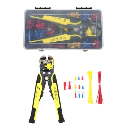 FRCOLOR 1 Set Wire Terminals Crimping Plier Kit Practical Ratcheting Wire Crimper Tool