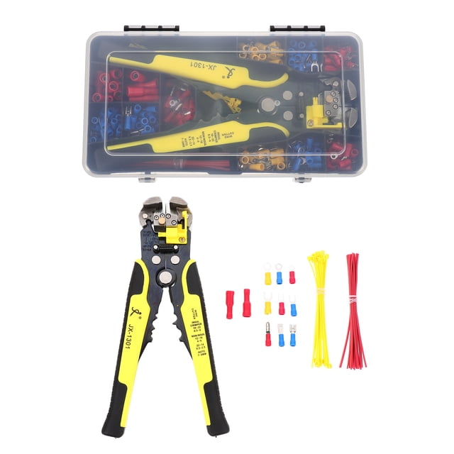 WRISTBIQUE 1 Set Professional Terminal Crimping Tool Insulated Pliers Kit for Builders
