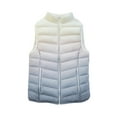 thumbnail image 3 of Riecok Womens Puffer Vest Sleeveless Jackets Lightweight Zip up Cropped Coats with Pockets Casual Warm Outerwear, 3 of 4