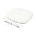 thumbnail image 2 of Elastic Velvet Dining Chair Seat Cover - Stretchable Slipcover for Curved Wooden and Upholstered Chairs, Dust and Stain Resistant Versatile Cushion Cover, 2 of 5