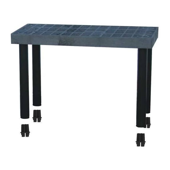 Structural Plastics Plastic Shlving,Open,Add-On,24"H,1 Shelf S3616A