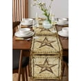 thumbnail image 2 of Hokiten Table Runners 72 Inches Long Dress Scarves, Brown Texas Star Country Farmhouse Kitchen/Dining Table Runner, Coffee Tablerunners, Western Stars Retro 13x72 Inch, 2 of 7