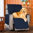 thumbnail image 3 of Subrtex Sofa Microfiber/Fabric Reversible Slipcover, Navy, 3 of 8
