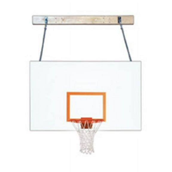 SuperMount46 Magnum Steel Wall Mounted Basketball System, Columbia Blue