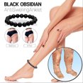 thumbnail image 3 of Tobilleras de obsidiana negra antihinchazón tobilleras magnéticas para adelgazar el cuerpo paquete de 3 tobilleras de obsidiana negra antihinchazón tobilleras magnéticas de ANGGREK Otros, 3 of 8