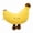 Long-legged Banana 1, variant on Cute Banana Dinosaur Plush Toy, 11 Inch (28CM) Soft Stuffed Animal, Creative Fruit Dinosaur Plushie Pillow, Cute Plush Toy Gift for Kids, Birthday, Christmas, Home Decor